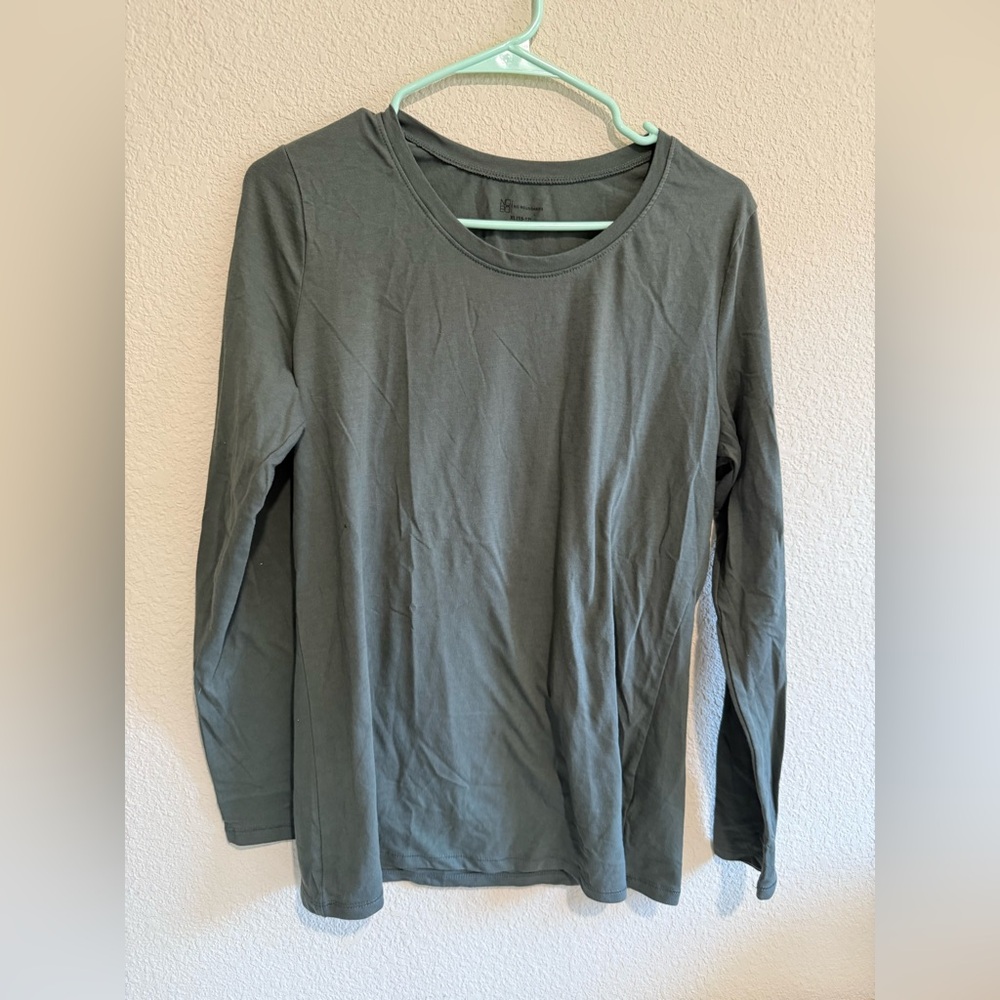 No Boundaries Charcoal Long Sleeve Tee